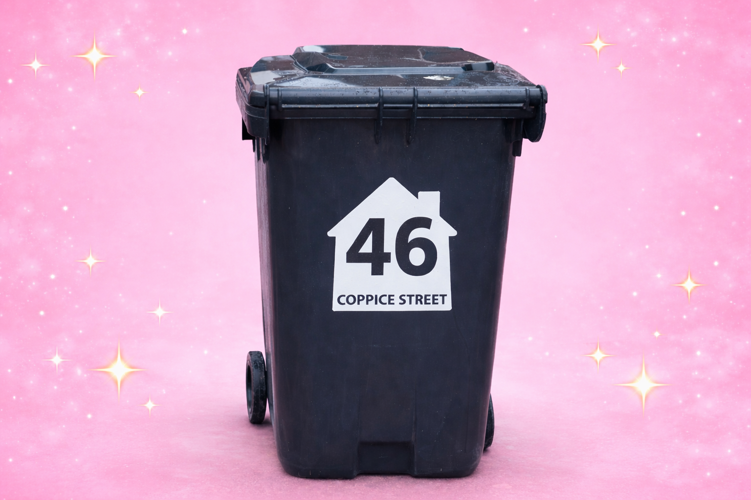 Street + Number Sticker